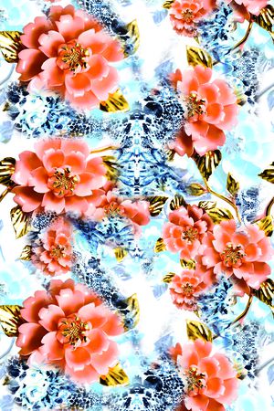 流行时尚抽象印花华亿平台图片