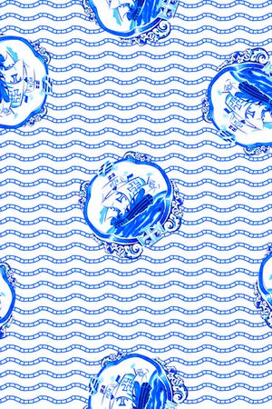 波纹印花华亿平台图片