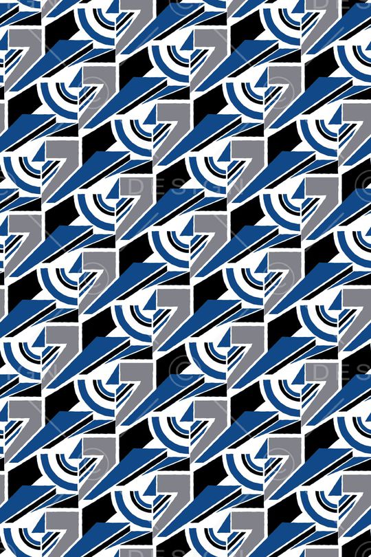 不规则几何印花华亿平台图片