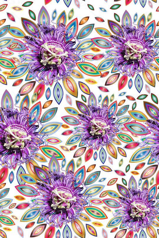 薰衣草印花华亿平台图片