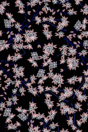 小碎花印花华亿平台图片