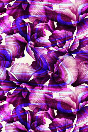 抽象印花华亿平台图片