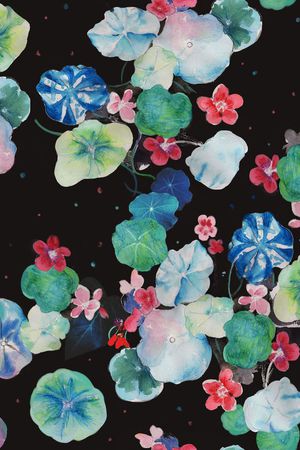 手绘印花华亿平台图片