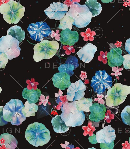 手绘印花华亿平台图片