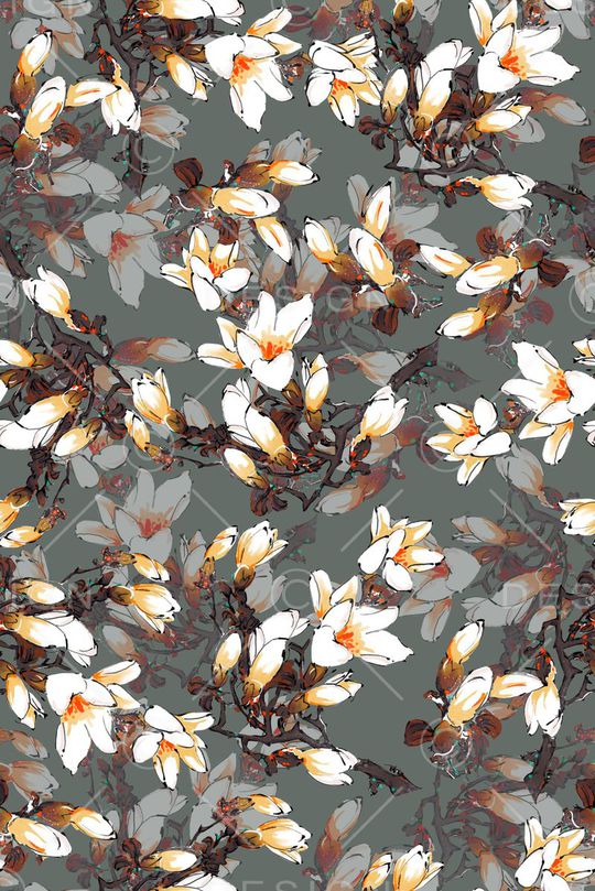 时尚抽象手绘印花华亿平台图片