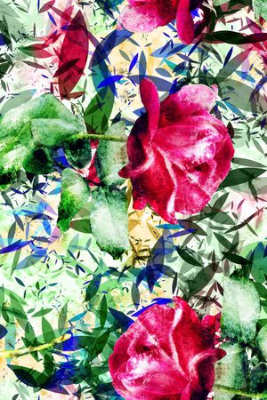 大朵印花华亿平台图片