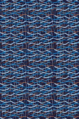 青蓝雅韵系列印花华亿平台图片