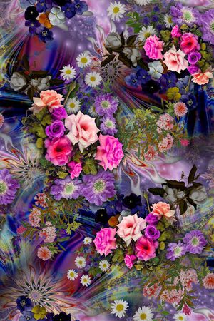 花朵印花华亿平台图片