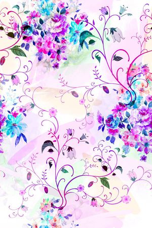 乱花印花华亿平台图片