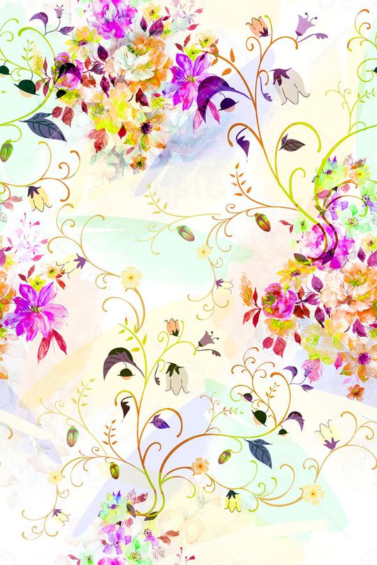 乱花印花华亿平台图片