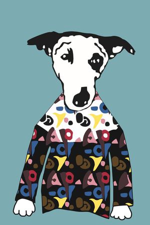 时尚创意图案印花华亿平台图片