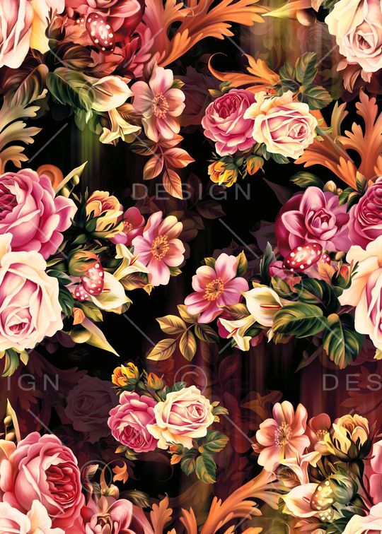 田园风印花华亿平台图片