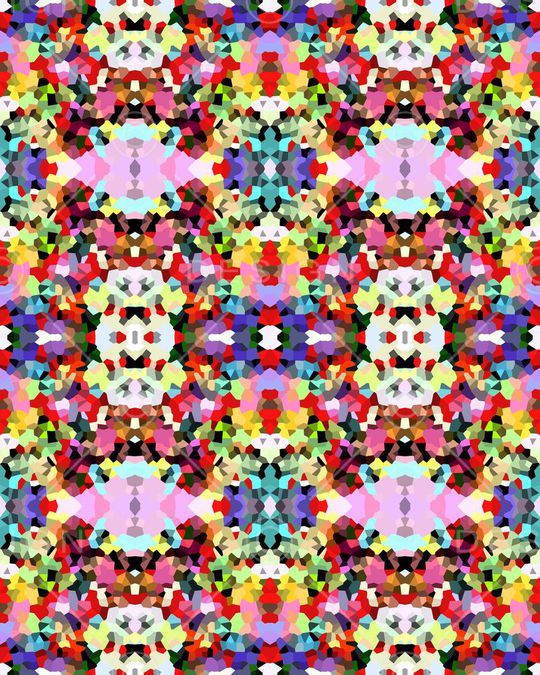 色彩斑斓印花华亿平台图片