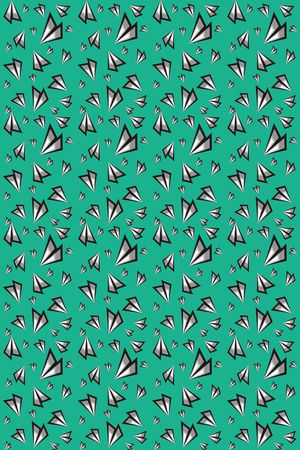 几何四方连续图案印花华亿平台图片