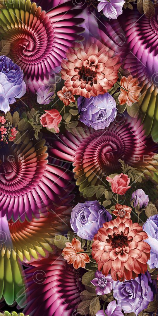 复古印花华亿平台图片