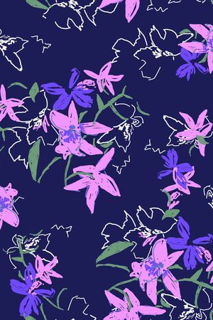 手绘印花华亿平台图片