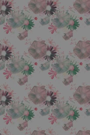 时尚花卉印花华亿平台图片