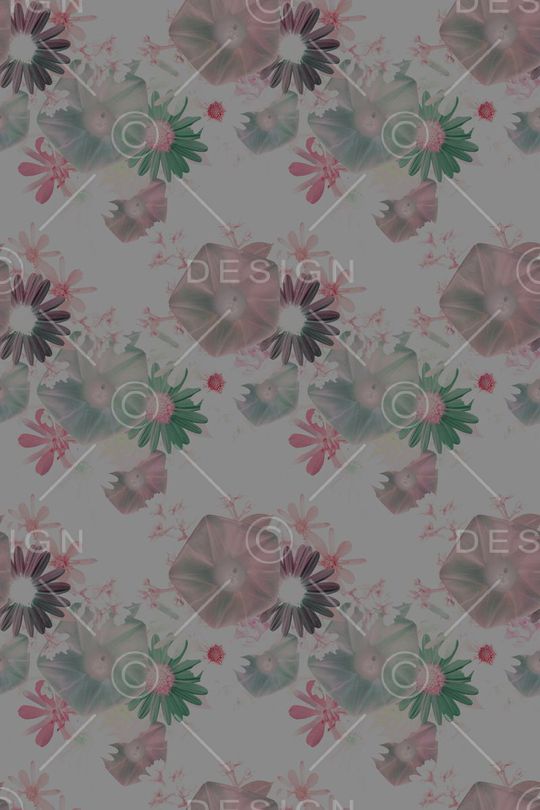 时尚花卉印花华亿平台图片