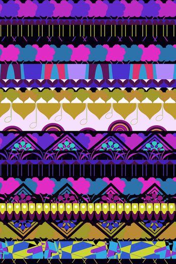 687986-民族风二方连续图 2