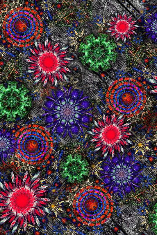 民族风圆印花华亿平台图片