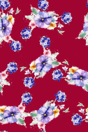 手绘印花华亿平台图片