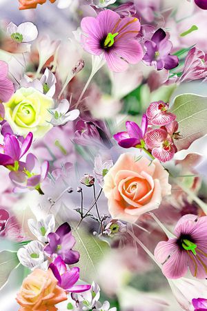 3D花朵印花华亿平台图片