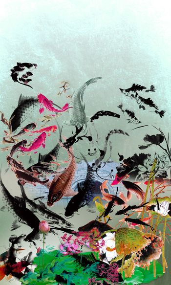 688176-0803中国风水墨鱼-2