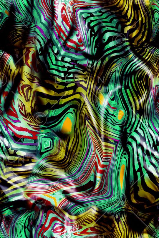 不规则几何印花华亿平台图片