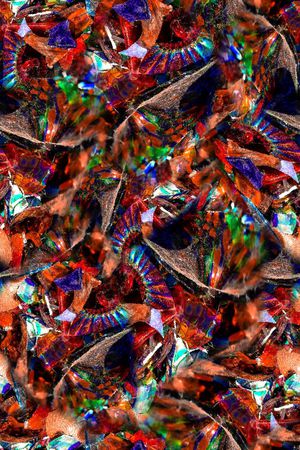 抽象印花华亿平台图片