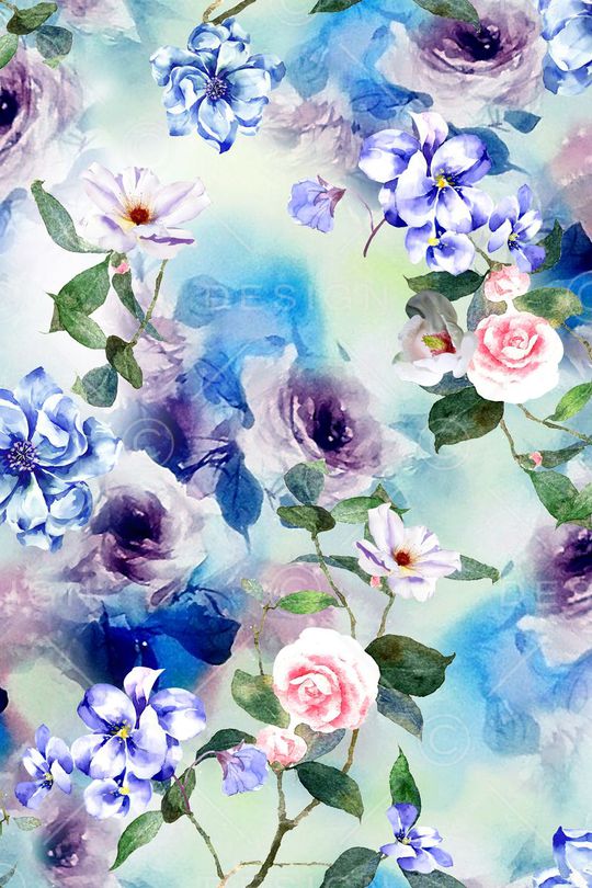 花朵印花华亿平台图片