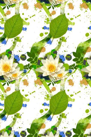 荷花印花华亿平台图片