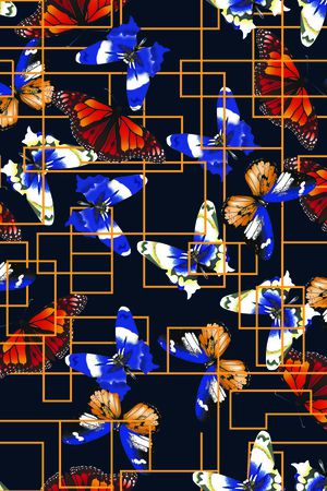 格子印花华亿平台图片