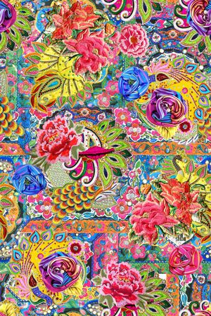 民族风印花华亿平台图片