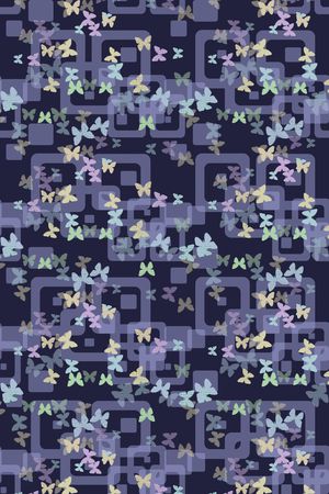 青蓝雅韵系列印花华亿平台图片