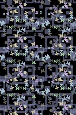 青蓝雅韵系列印花华亿平台图片