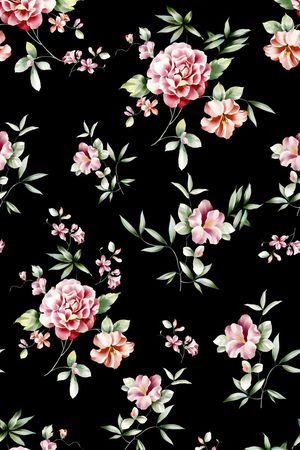 时尚。小清新印花华亿平台图片