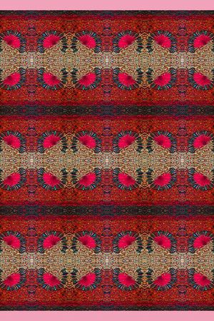 多彩斑斓印花华亿平台图片