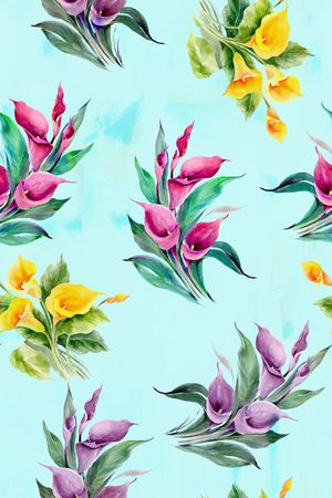 水彩印花华亿平台图片