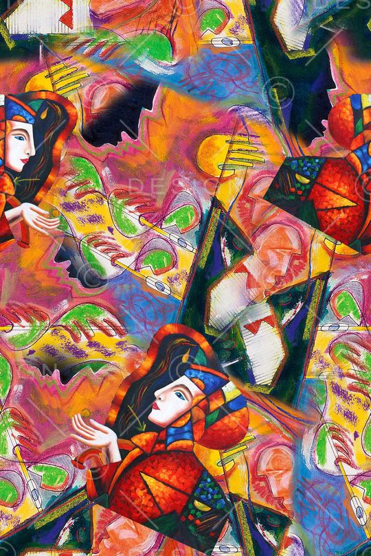 底纹印花华亿平台图片