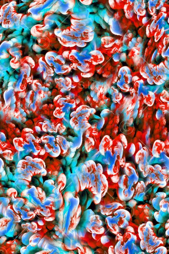 抽象印花华亿平台图片