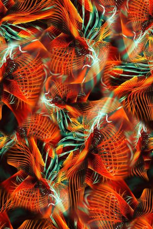 抽象印花华亿平台图片