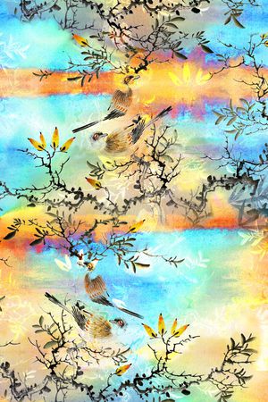 虞美人印花华亿平台图片