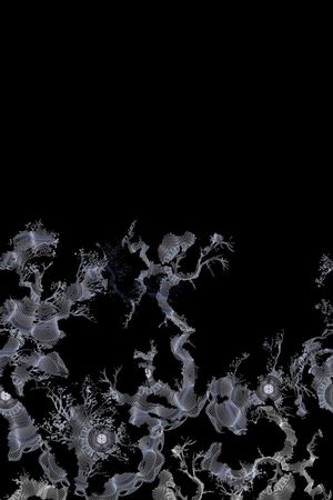 新风格男装线条解构印花华亿平台图片