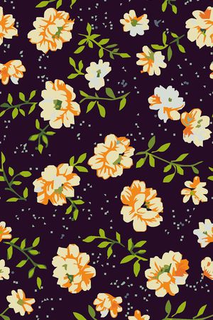 小碎花印花华亿平台图片