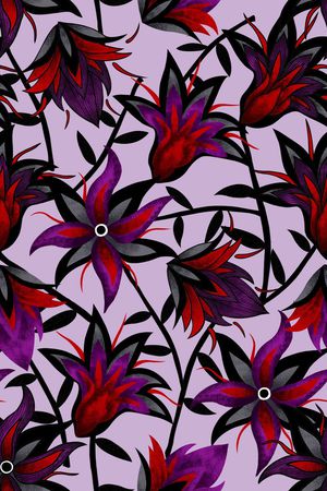 原创手绘印花华亿平台图片