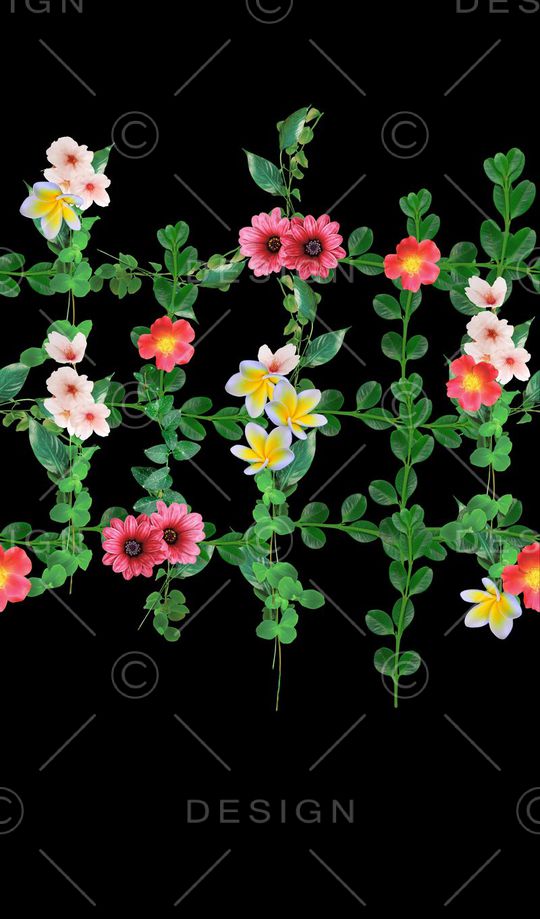 时尚。小清新印花华亿平台图片