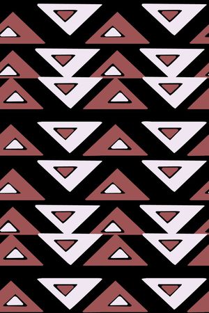 三角形印花华亿平台图片