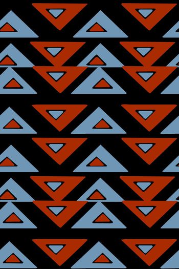 三角形印花华亿平台图片