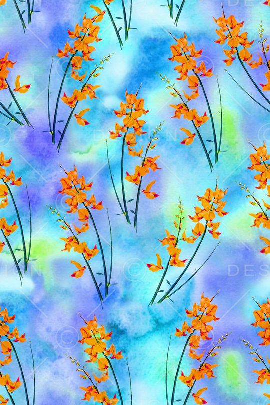 水彩印花华亿平台图片