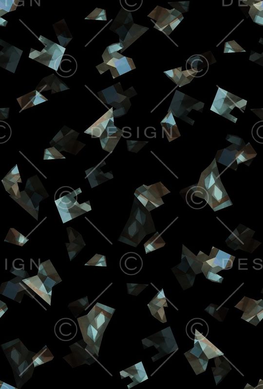 几何拼块印花华亿平台图片